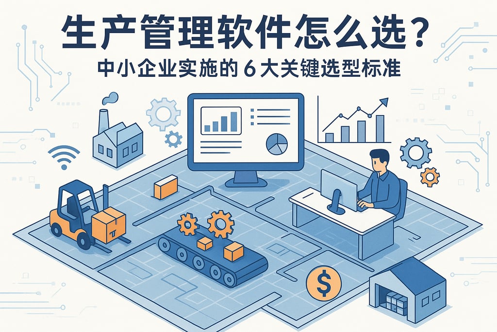 生产管理软件怎么选？中小企业实施的 6 大关键选型标准